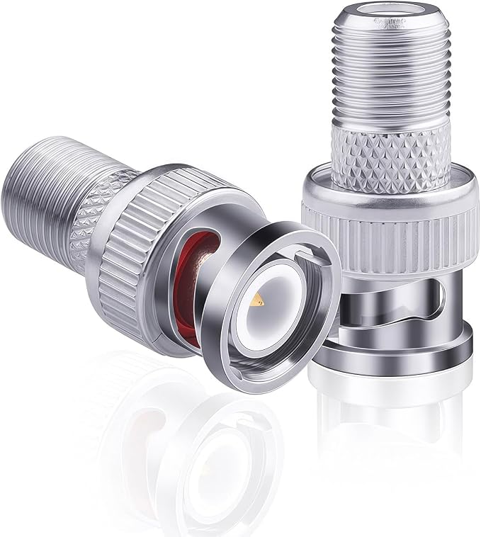 F to BNC Connector 14 Pcs BNC Male Plug to F Female Jack Coax Adapter 75 Ohm - Image 2