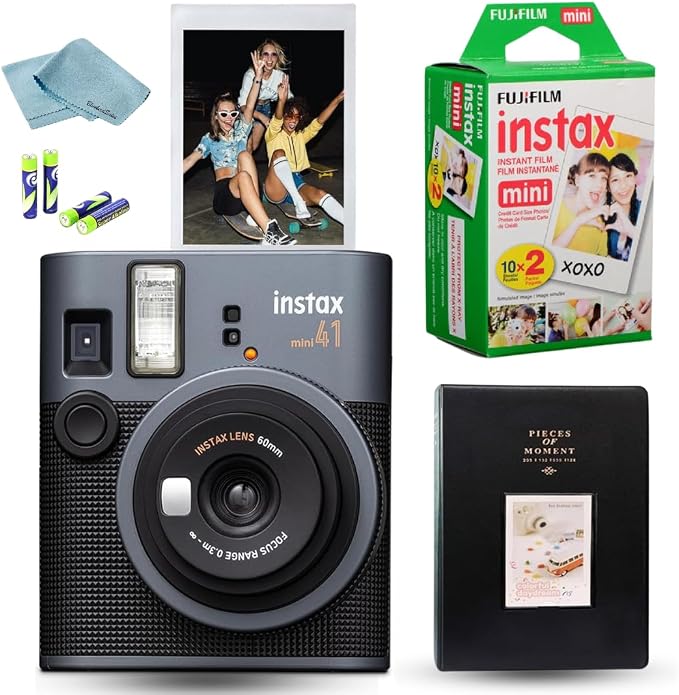 FUJIFILM Mini 41 Instant Film Camera Bundle – Instant Photo Camera by FUJIFILM