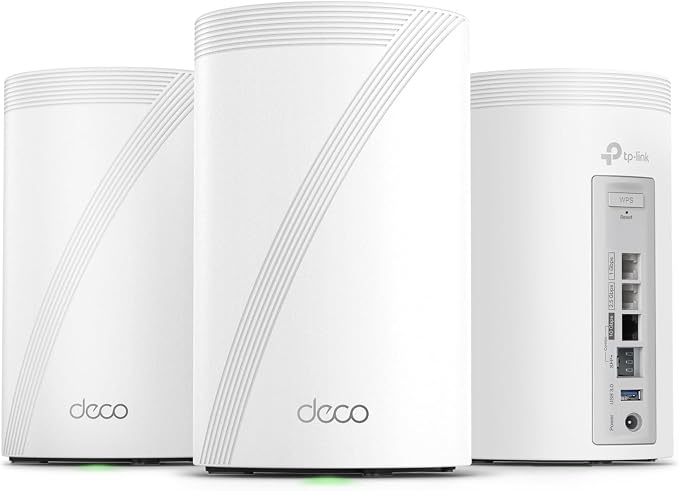 TP-Link Deco 7 Pro BE17000 Tri-Band Wi-Fi 7 Whole Home Mesh System | 9-Stream by TP-Link