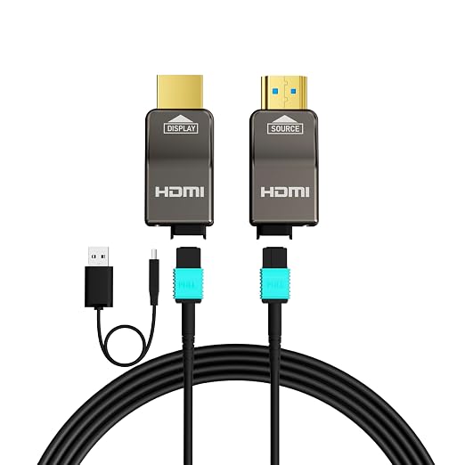 RUIPRO 8K Detachable Full Fiber Optic Armored HDMI 2.1 Cable 6FT, Ultra High by RUIPRO-ProfessionalQualityVideoandAudioYouCanSeeandHear