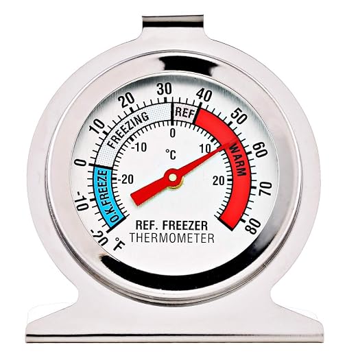 2 Pack Refrigerator Freezer Thermometer Large Dial Analog Thermometer - Image 3