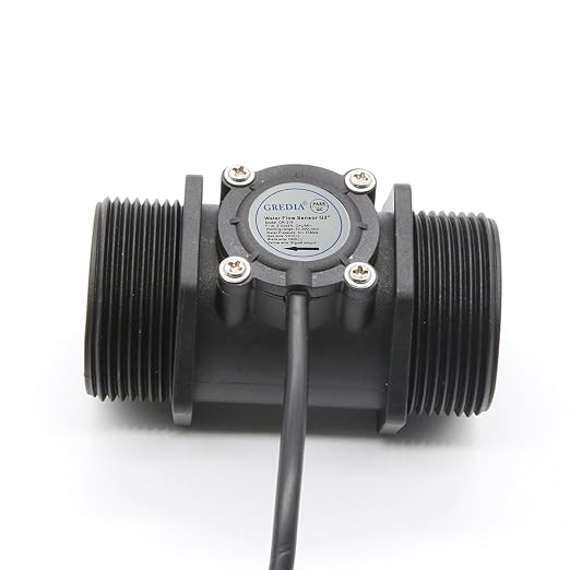 2" Water Flow Sensor Food-Grade Switch Hall Effect Flowmeter Fluid Meter by Unknown
