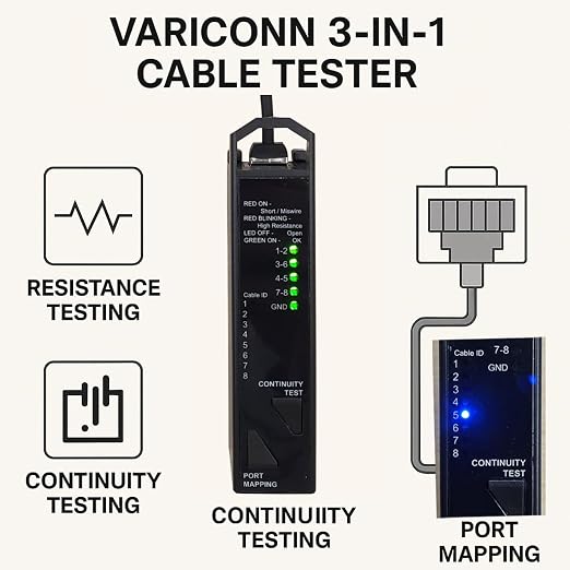 Professional RJ45 Network Cable Tester - Image 3