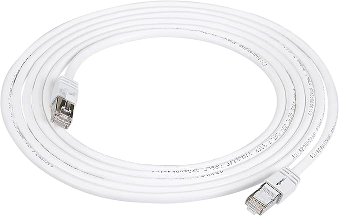 Amazon Basics RJ45 Cat 7 Ethernet Patch Cable, 10Gbps High-Speed, by AmazonBasics