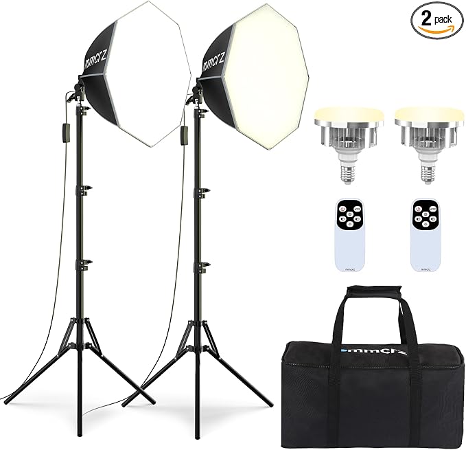 2PACK Professional Softbox Lighting Kit, Continuous Lighting by mmcrz