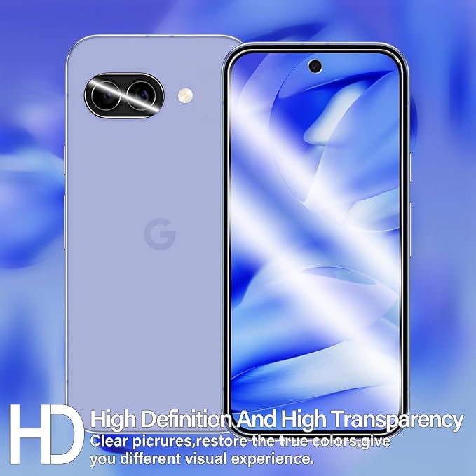 BIGFACE for Pixel 9A Tempered Glass Screen Protector + Camera Lens Protector - Image 6