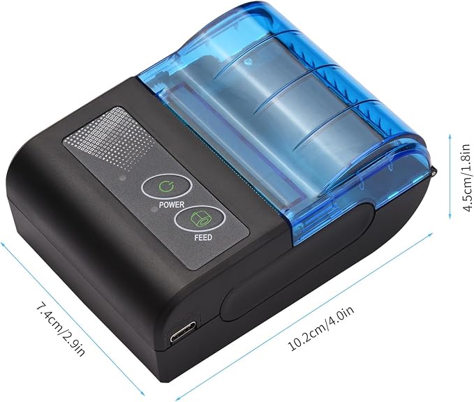 Receipt Printer, Sunydog Portable Mini Thermal Receipt Printers USB Receipt - Image 7