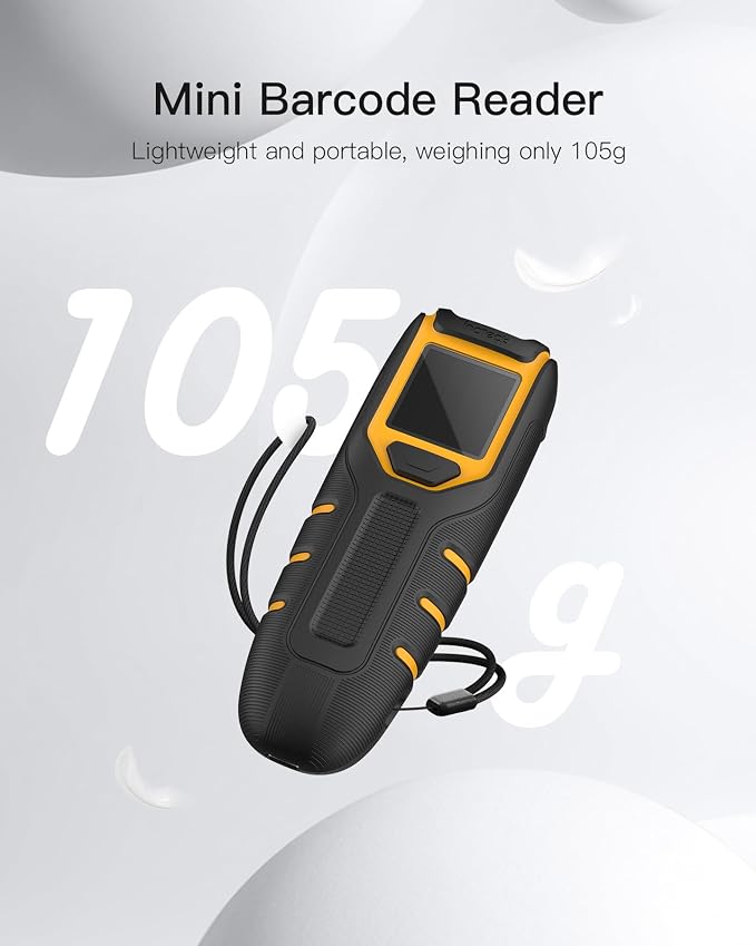 Inateck Barcode Scanner Wireless, Portable Bluetooth Barcode Scanner - Image 4