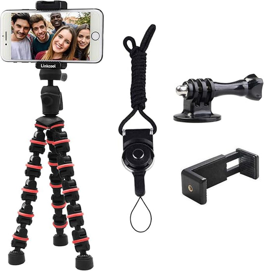 Linkcool Octopus Tripod with Wireless Remote Holder Mount by Linkcool