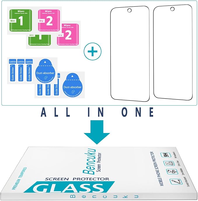 2 Pack Screen Protector for Google Pixel 9 Pro XL Tempered Glass - Image 7