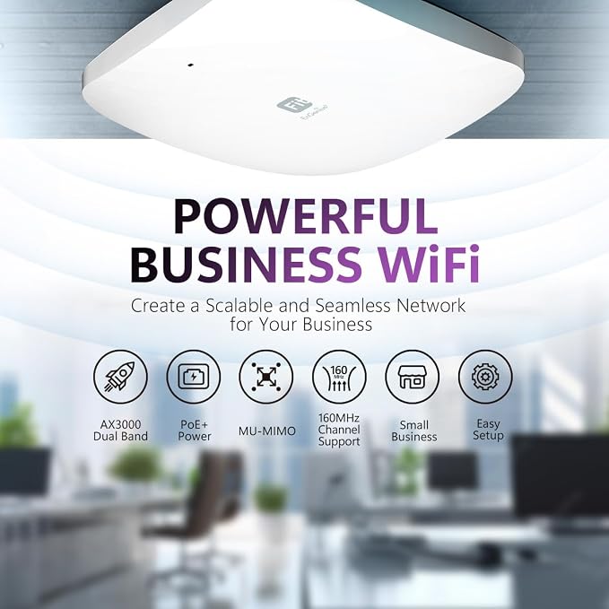 EnGenius Wi-Fi 6 Dual Band AX3000 | Cloud & App & OnPrem Control Options | WPA3 - Image 5