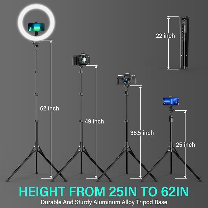 UBeesize 14'' LED Foldable Ring Light - Image 6