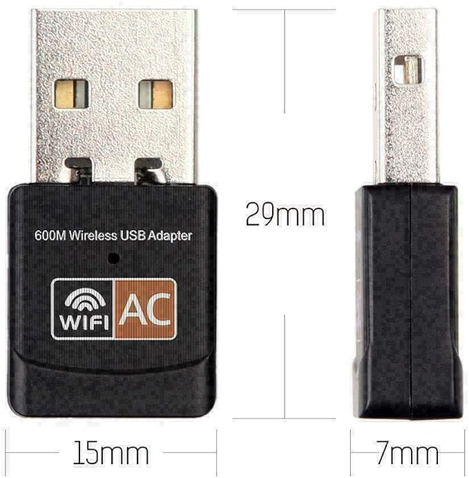 USB WiFi Adapter, AC600 Mbps Dual Band 2.4/5Ghz Wireless Mini Network Adapter - Image 4