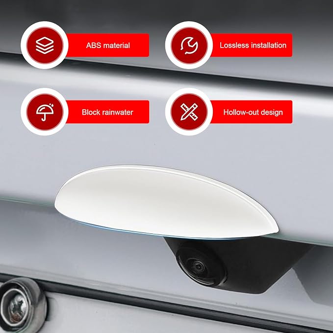 Rear View Camera Rain Cover, Universal Backup Camera Rain Shield, Automotive - Image 3