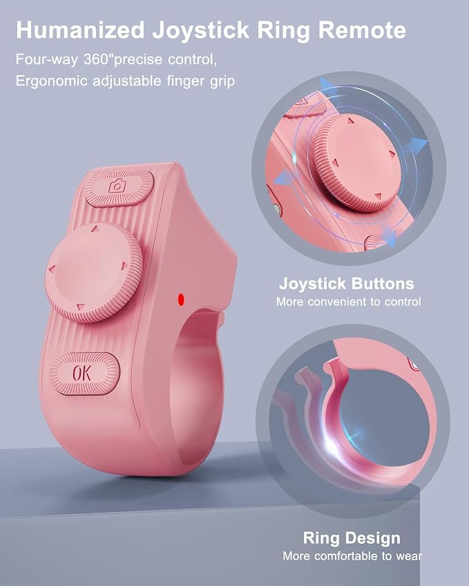TikTok Scrolling Ring Remote Control, Camera Shutter Remote, Wireless Bluetooth - Image 4