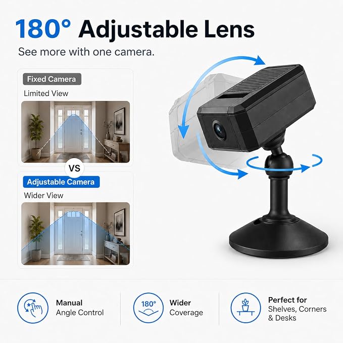 Mini WiFi Hidden Camera 1080P HD, Small Spy Camera - Image 2