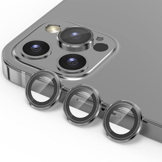 YWXTW Aluminum Alloy Tempered Glass Camera Circle Cover by YWXTW