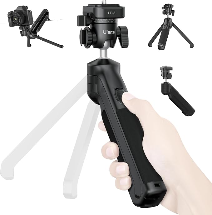 ULANZI TT38 One-Click Opening Vlogging Tripod Uka Quick-Release F38 w Cold Shoe by ulanzi