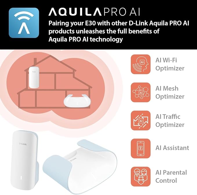 D-Link AX3000 Mesh WiFi 6 Range Extender, 999 sq. ft. - Image 9