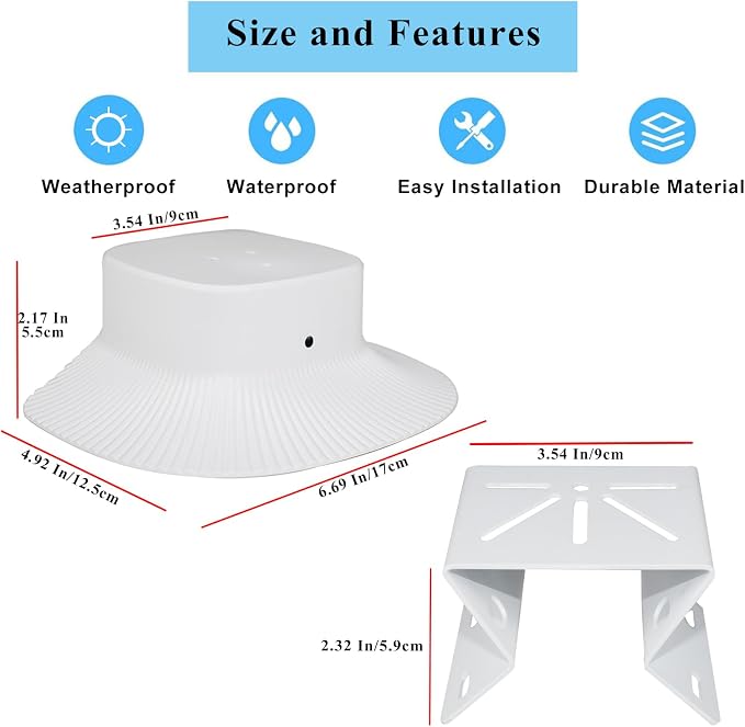 Camera Corner Mount + Rain Cover Compatible - Image 9