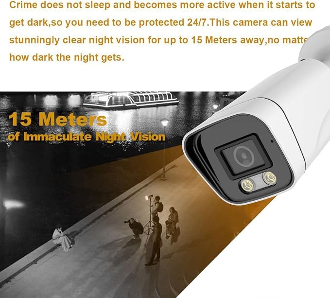 5MP Bullet TVI CCTV Security Analog Camera, 2.8mm Lens, 100° Wide Viewing Angle - Image 2