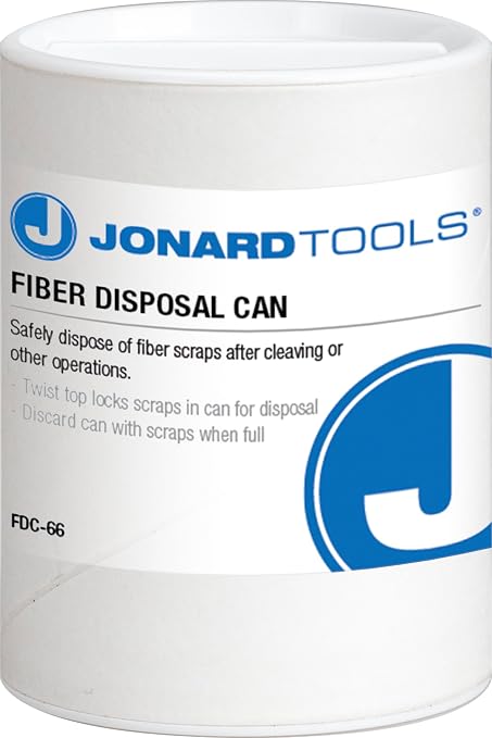 Jonard Tools FDC-66 Fiber Optic Scraps Disposal Can by JonardTools