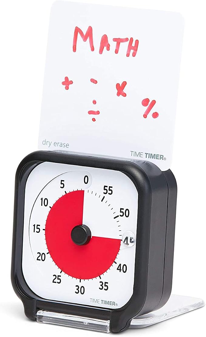 Time Timer 3 inch Visual Timer — 60 Minute Kids Desk Countdown Clock by TimeTimer