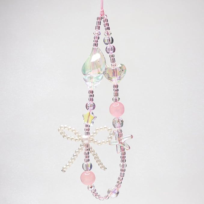 Cute Beaded Camera Wrist Strap for Phone, Digital Camera Charm Lanyard - Image 4