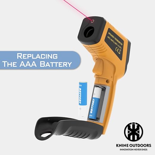 KNINE OUTDOORS Infrared Thermometer Laser Temperature Gun, -58℉ to 1112℉ - Image 5