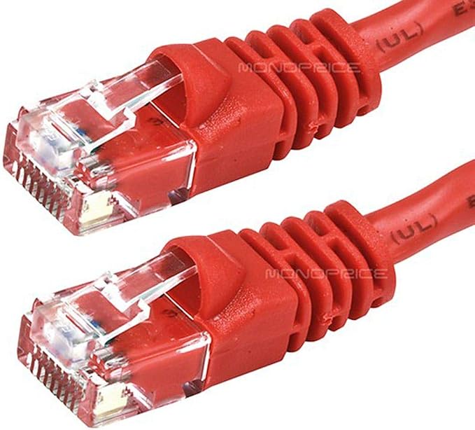 Monoprice 0.5FT 24AWG Cat6 550MHz UTP Ethernet Bare Copper Network Cable - Image 2