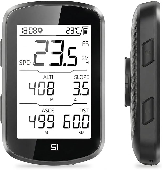 S1 Entry Level GPS Bike Computer Wireless, Laminated 2.8" Screen, Ultra Thin by Unknown