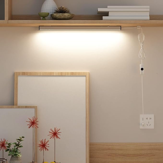 ASOKO Under Cabinet Led Lighting, 12 Inch Light Strip Bar, Daylight White 5000K - Image 7