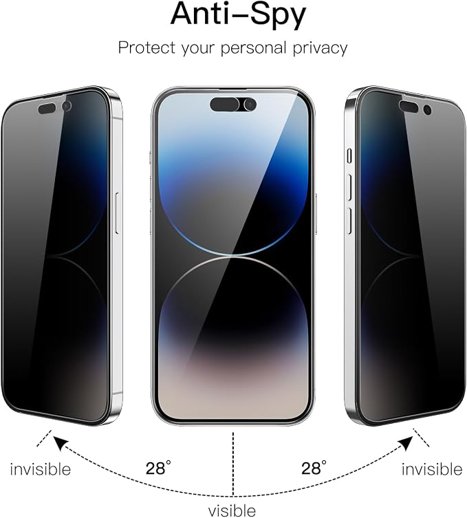 JETech Privacy Full Coverage Screen Protector - Image 2