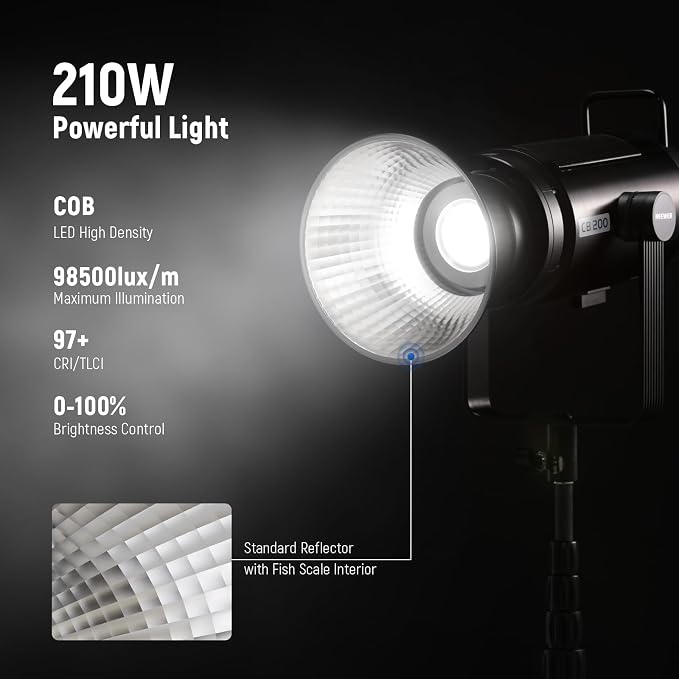 NEEWER CB200 210W LED Video Light - Image 3