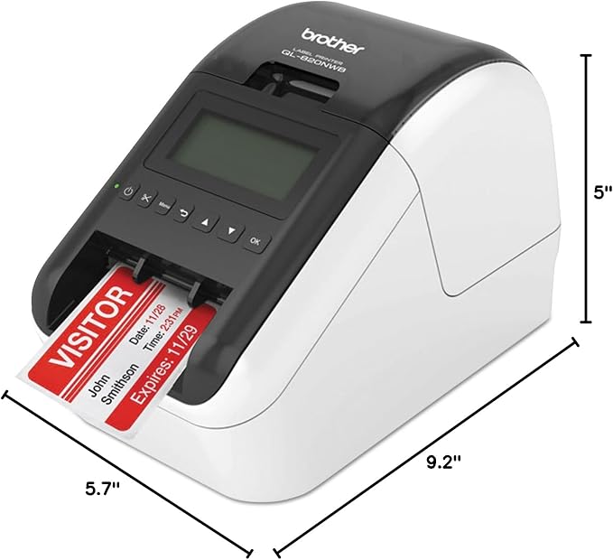 Brother QL-820NWB Professional, Ultra Flexible Monochrome Label Printer - Image 7