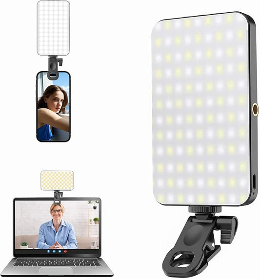 5000 mAh Portable Selfie Light for iPhone: Rechargeable Phone Fill Lights by Unknown