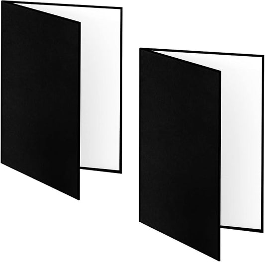 2PCS 3 in 1 12"x8" Photography Light Reflector Cardboard, A4 Paper Folding by YUOCUPHOTOGRAPHY