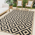 Smiry Outdoor Rug 5x8 ft Waterproof Reversible Boho Mat by Smiry