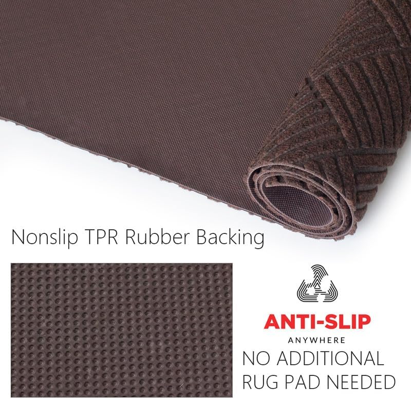 Petgrow Hallway Runner Rug 5FTX48FT, Super Skid Resistant TPR Backing Area Rug - Image 3