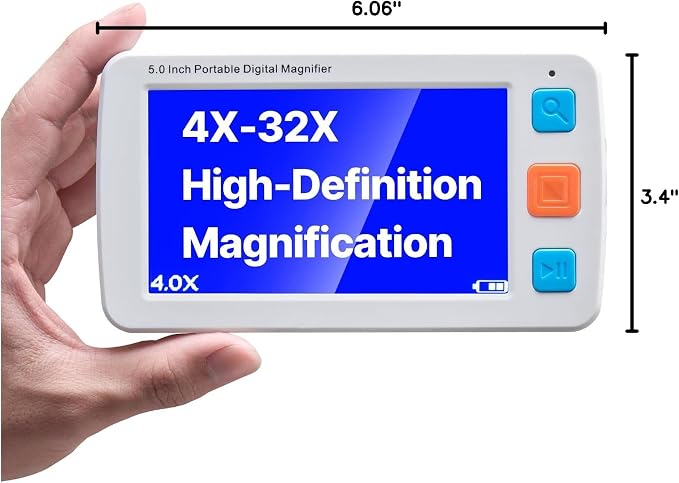 VEVOR Portable Digital Magnifier, 5-inch HD Electronic Video Magnifier - Image 10