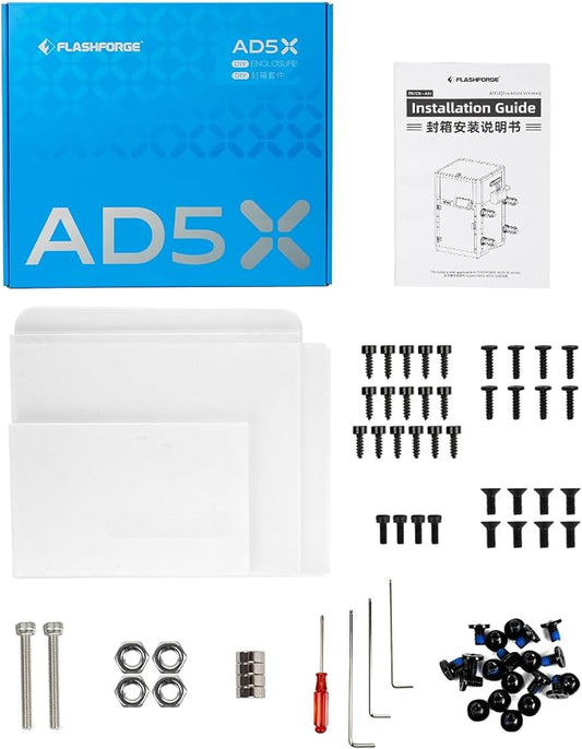 FLASHFORGE AD5X Enclosure Kit, DIY Colors & Style, Optimized Design, Suitable by FLASHFORGE