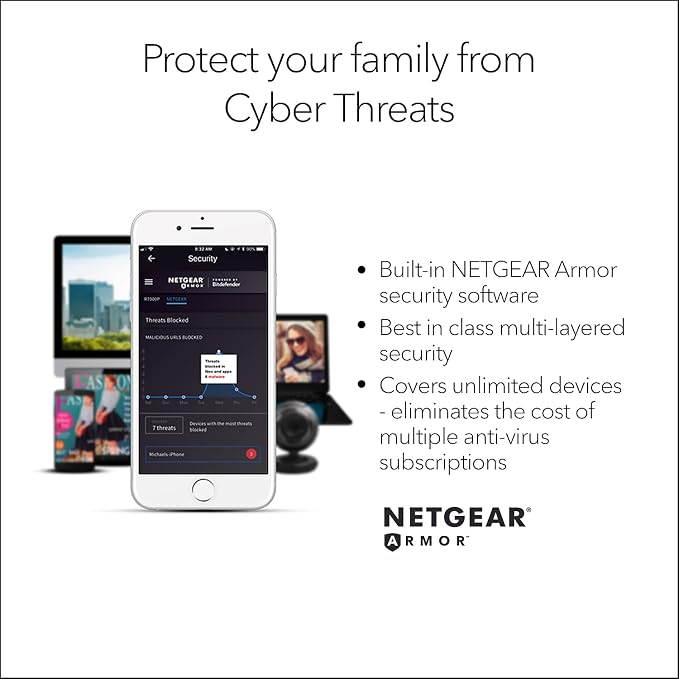 NETGEAR Nighthawk 4-Stream AX4 Wi-fi 6 Router – AX3000 Wireless Speed | 1 - Image 9