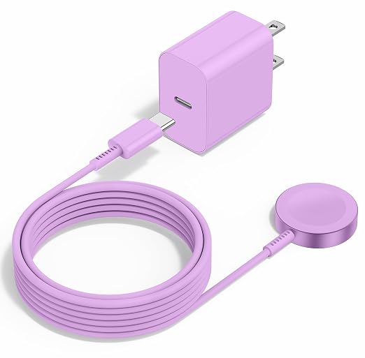 Upgraded Apple Watch Charger, Magnetic Fast Charger, USB C Charger Block Plug by Gyusity