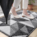 OLANLY Door Mat Indoor Entrance Washable 47x23, Odor-Free Low-Profile Front - Image 2