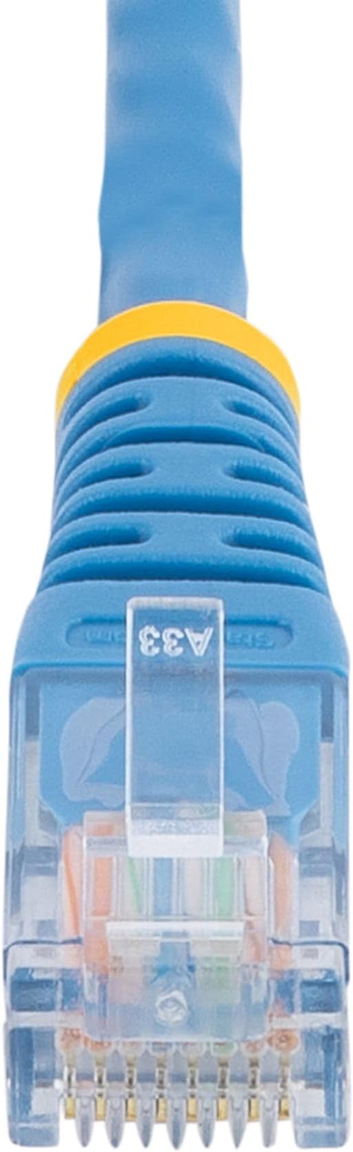 StarTech.com Cat5e Ethernet Cable - 8 ft - Blue - Patch Cable - Molded Cat5e - Image 4