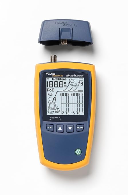 Fluke Networks MS2-100 MicroScanner2 Copper Cable Verifier - Image 3