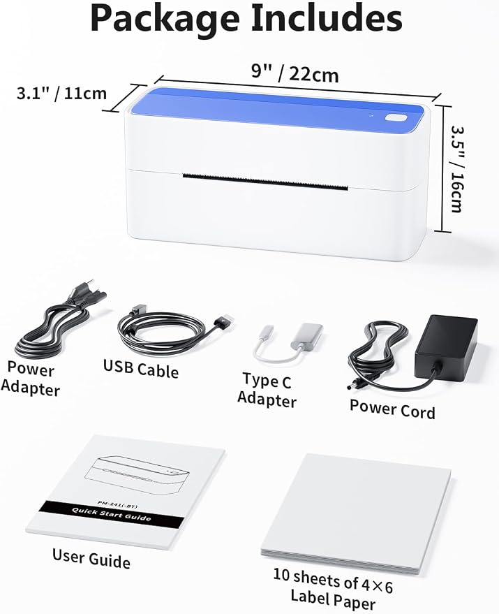 Phomemo Thermal Label Printer, 4X6 Shipping Labels Printer - Image 9