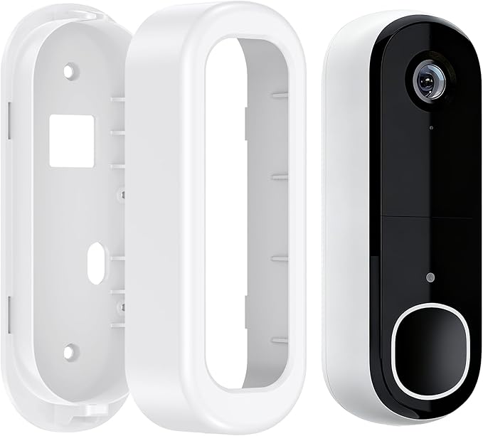 Adhesive Doorbell Camera Mount for Arlo Video Doorbell 2K, No-Drill Mounting by KTCEFE