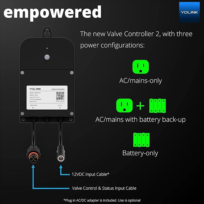 YoLink Wireless Smart Valve Control Kit, Wireless Controller 2, LoRa Long Range - Image 4