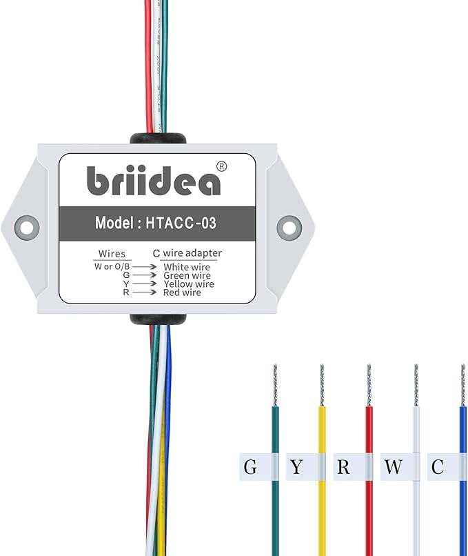 Briidea C-wire Power Adapter, Use by briidea